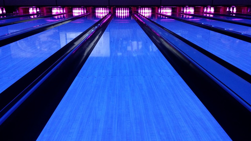 Glowing Synthetic Lane